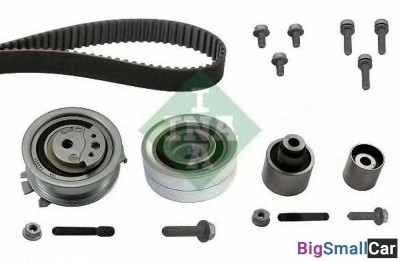 Комплект грм INA 530055010 Ремень 25мм  плюс  4 ролика