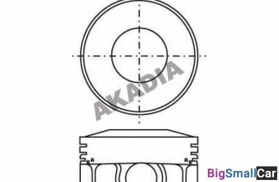 Поршень поштучно ATS MP122410 81.0 плюс 0.5 1.5-1.5-2 2
