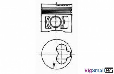 Поршень поштучно mopisan MP904611 79.50  плюс  1.00 1.7