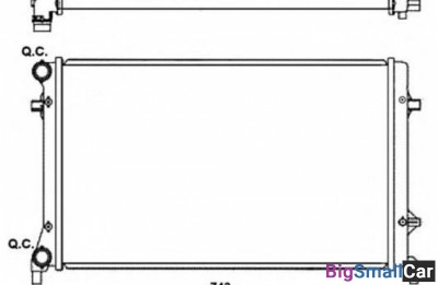 Радиатор охлаждения SAT sgvw0004 - купить Екатеринбурге