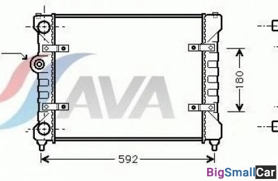 Радиатор охлаждения AVA quality cooling ST2023 - купить Екатеринбурге