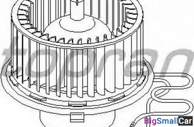 Вентилятор печки hans pries 111353755 - купить Екатеринбурге