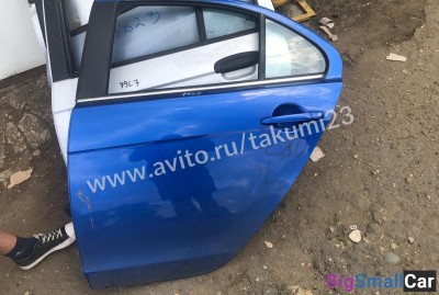 Дверь задняя левая mitsubishi lancer Х - купить Екатеринбурге