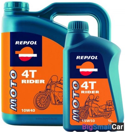 Масло моторное REPSOL MOTO RIDER 4T 10W40 4L 6026/R - купить Екатеринбурге