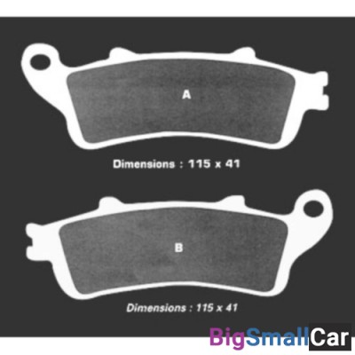 Тормозные колодки Nissin 2P-250ST-F1