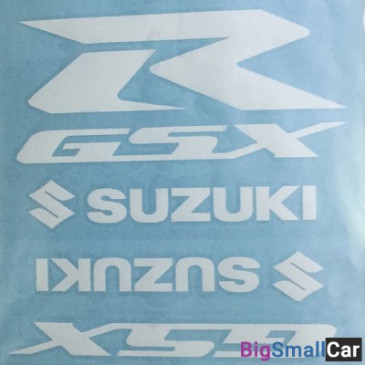 Наклейки CRAZY IRON SUZUKI GSX-R white 08662 - купить Екатеринбурге
