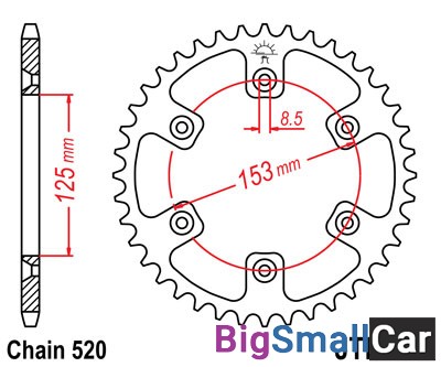 Звезда ведомая JT JTR210.43 - купить Екатеринбурге