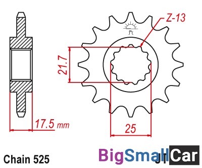 Звезда ведущая JT JTF297.15RB - купить Екатеринбурге