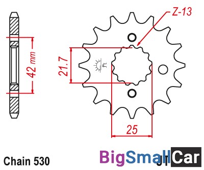 Звезда ведущая JT JTF513.15RB - купить Екатеринбурге