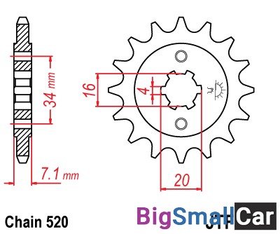 Звезда ведущая JT JTF1903.14 - купить Екатеринбурге
