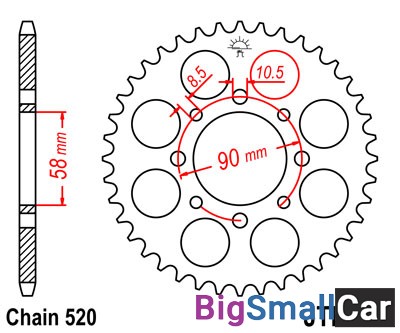 Звезда ведомая JT JTR273.44 - купить Екатеринбурге
