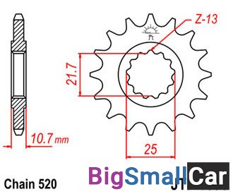 Звезда ведущая JT JTF1595.16RB - купить Екатеринбурге