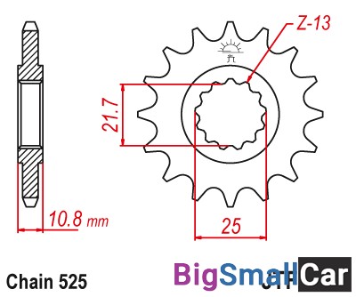 Звезда ведущая JT JTF1586.17 - купить Екатеринбурге