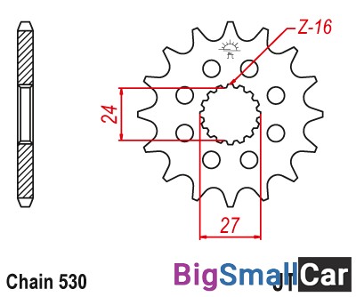 Звезда ведущая JT JTF423.16 - купить Екатеринбурге