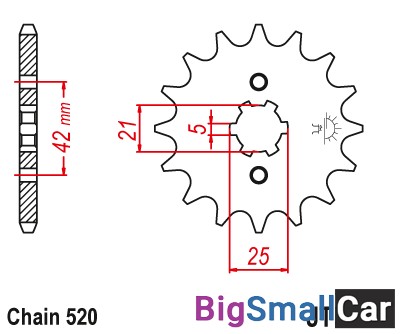 Звезда ведущая JT JTF569.16 - купить Екатеринбурге