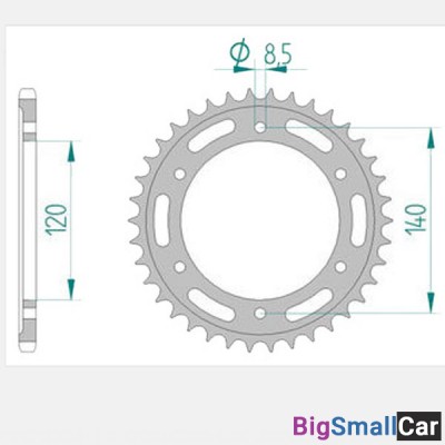 Звезда ведомая AFAM 10311-38 - купить Екатеринбурге