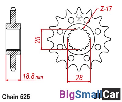Звезда ведущая JT JTF405.20 - купить Екатеринбурге