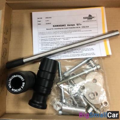 Слайдеры CRASH-PROTECTION Kawasaki KLE 650 Versus 07-15 CPKA-019-B - купить Екатеринбурге