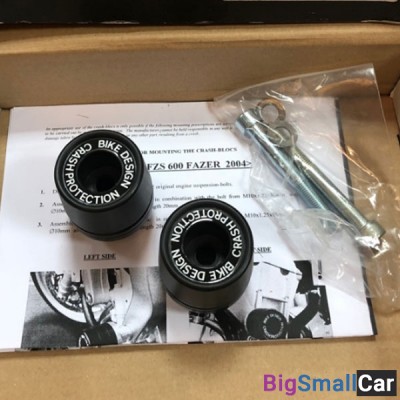 Слайдеры CRASH-PROTECTION Yamaha FZ6GT 04-07 CPYA-016-GT-B - купить Екатеринбурге