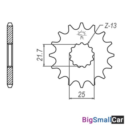 Звезда ведущая JT JTF520.17RB - купить Екатеринбурге