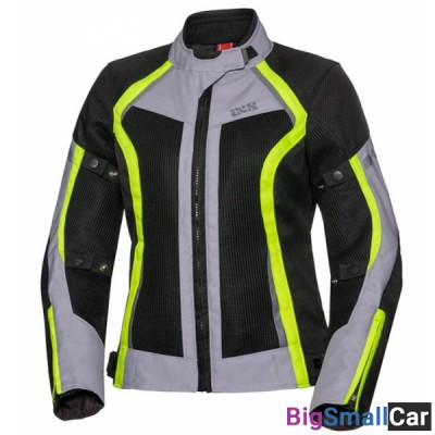 Куртка текстиль жен. IXS SportDamen Andora-Air blk/gr/yel DM X51046-395-DM