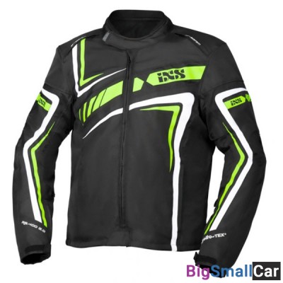 Куртка текстиль IXS Sport Jacket RS-400 ST blk/green XL X56042-371-XL