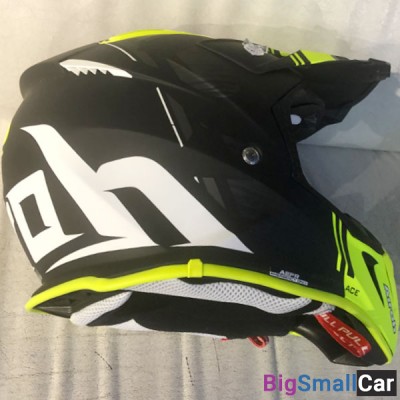 Шлем AIROH Aviator ACE black/yellow XL AVA - купить Екатеринбурге